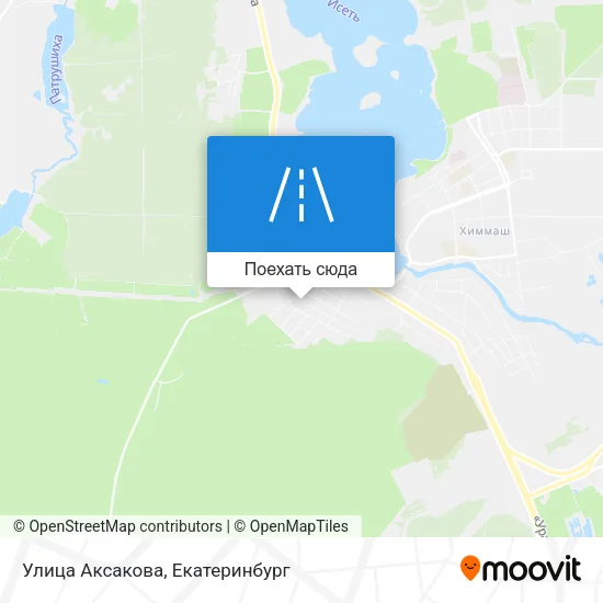 Карта Улица Аксакова