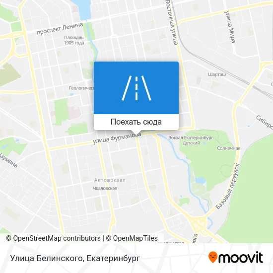Карта Улица Белинского