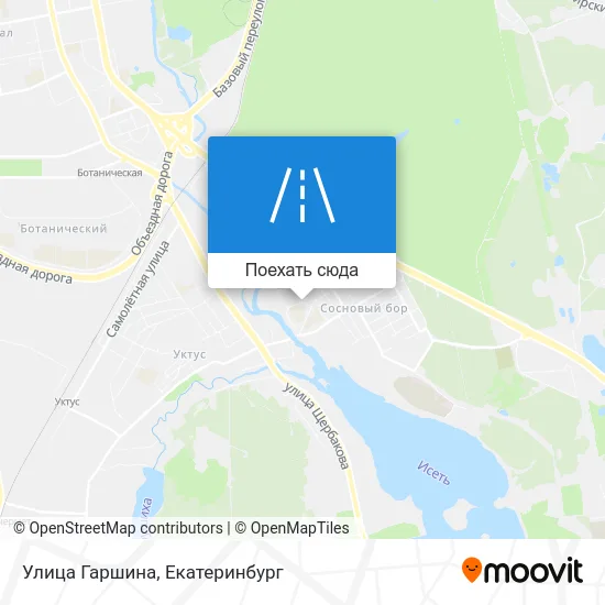 Карта Улица Гаршина
