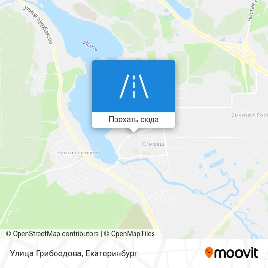 Карта Улица Грибоедова