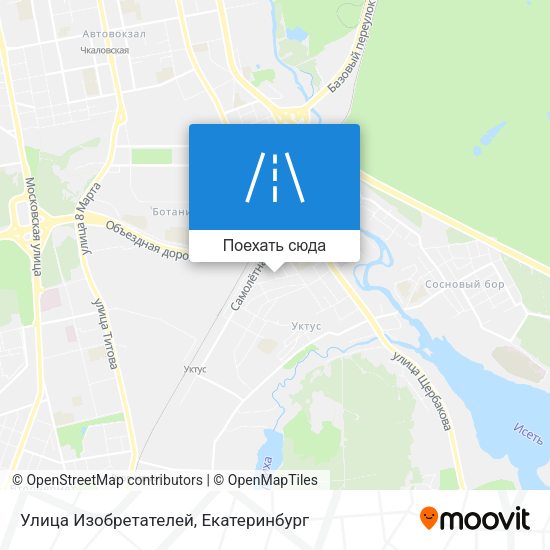 Карта Улица Изобретателей