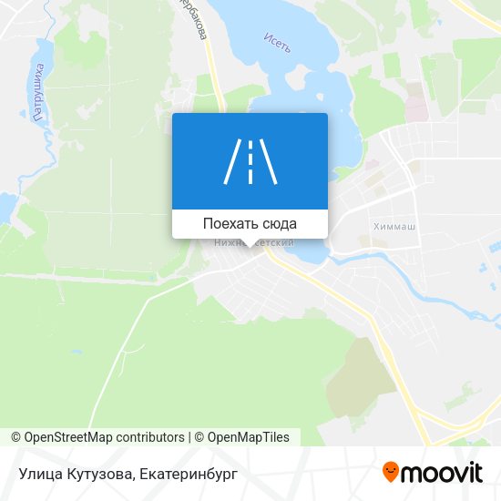 Карта Улица Кутузова