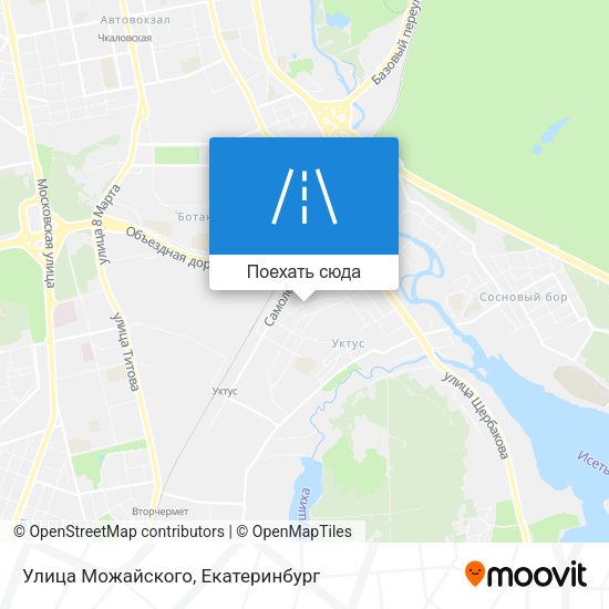 Карта Улица Можайского