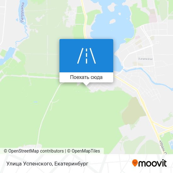 Карта Улица Успенского
