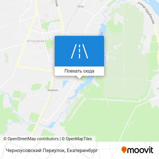 Карта Черноусовский Переулок