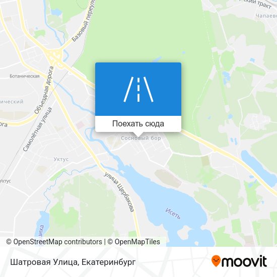 Карта Шатровая Улица