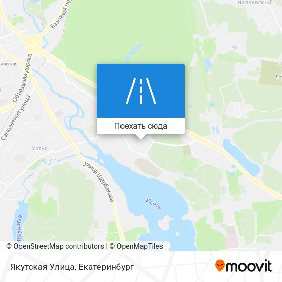 Карта Якутская Улица