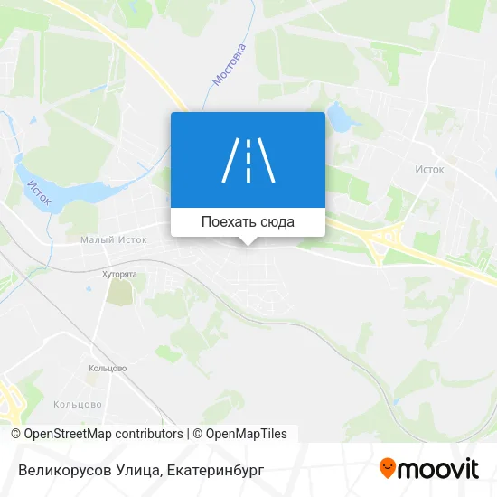 Карта Великорусов Улица