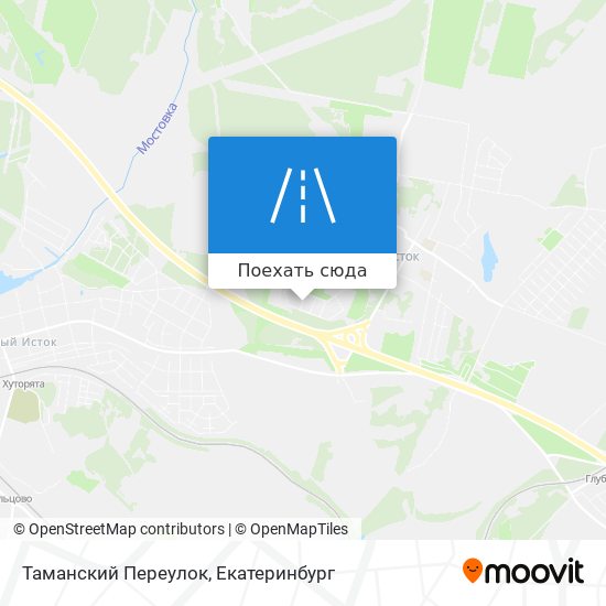 Карта Таманский Переулок