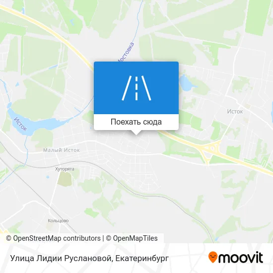 Карта Улица Лидии Руслановой