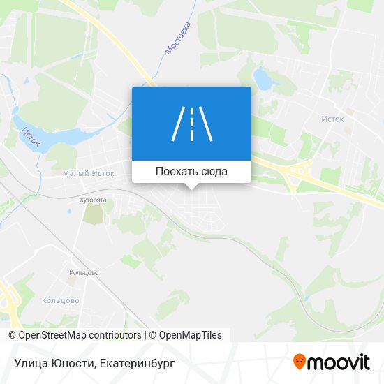 Карта Улица Юности