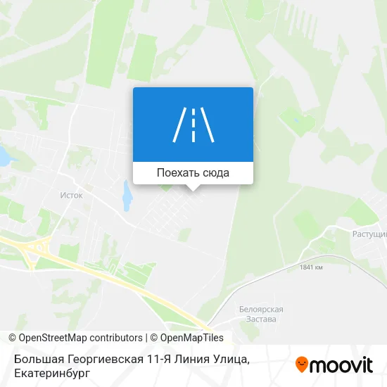 Карта Большая Георгиевская 11-Я Линия Улица