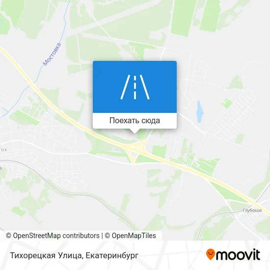 Карта Тихорецкая Улица