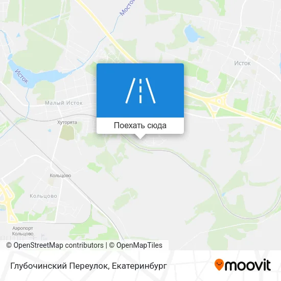 Карта Глубочинский Переулок