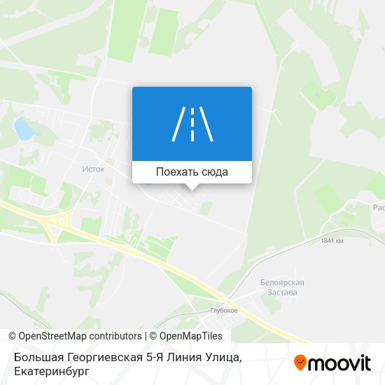 Карта Большая Георгиевская 5-Я Линия Улица