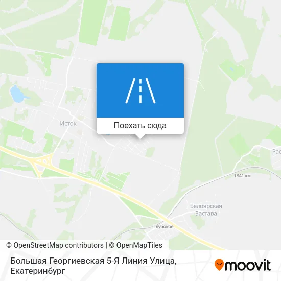 Карта Большая Георгиевская 5-Я Линия Улица