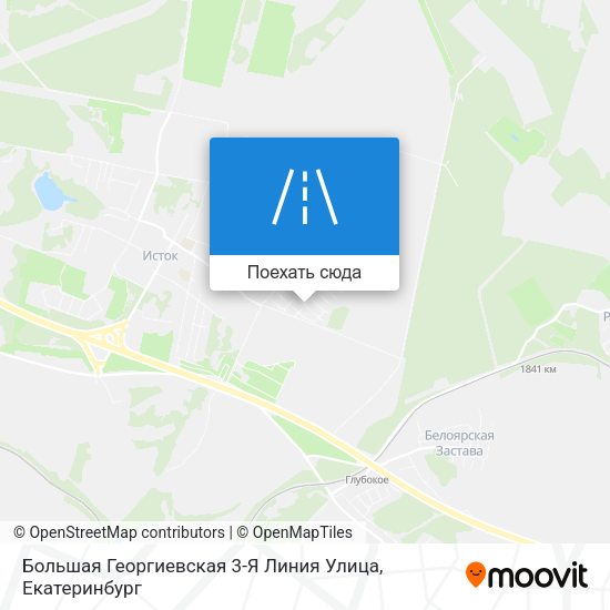 Карта Большая Георгиевская 3-Я Линия Улица