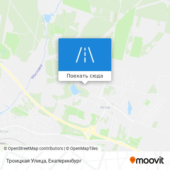 Карта Троицкая Улица