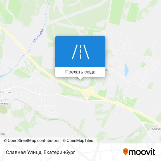 Карта Славная Улица
