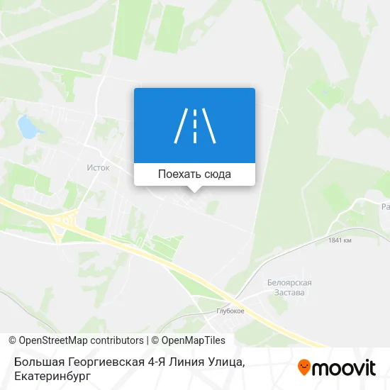 Карта Большая Георгиевская 4-Я Линия Улица