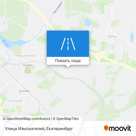 Карта Улица Изыскателей