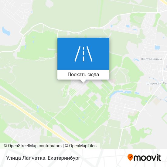 Карта Улица Лапчатка