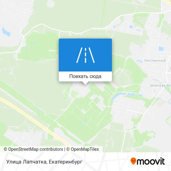 Карта Улица Лапчатка