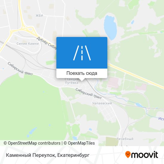 Карта Каменный Переулок