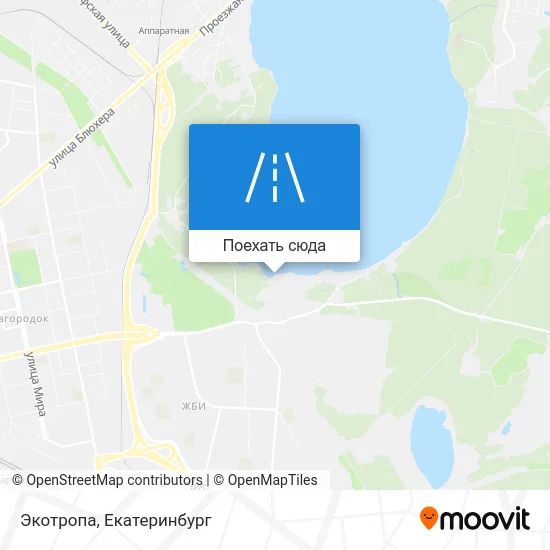 Карта Экотропа