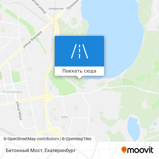 Карта Бетонный Мост