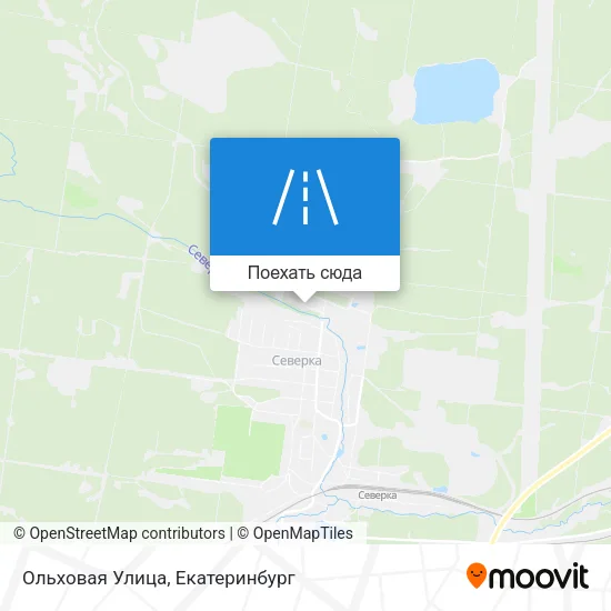 Карта Ольховая Улица