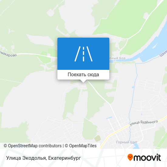 Карта Улица Экодолья