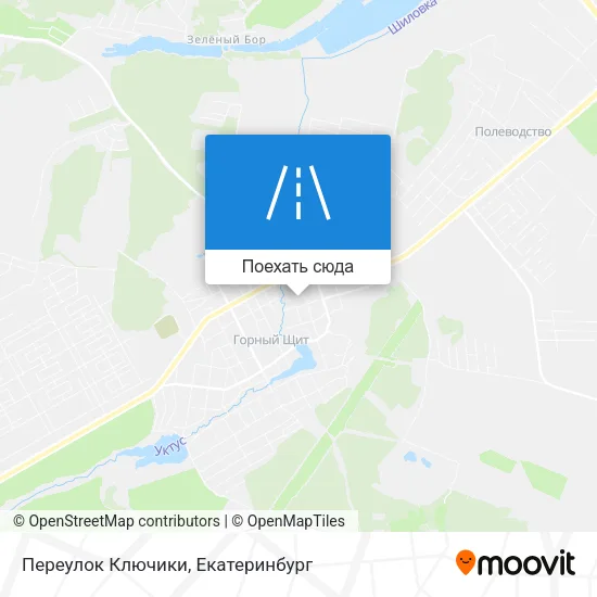 Карта Переулок Ключики