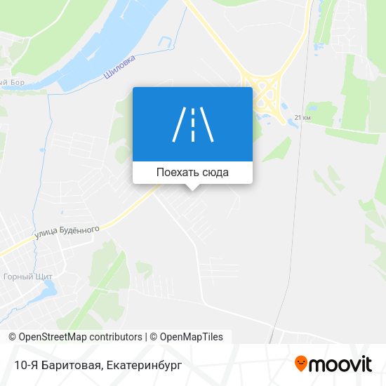 Карта 10-Я Баритовая