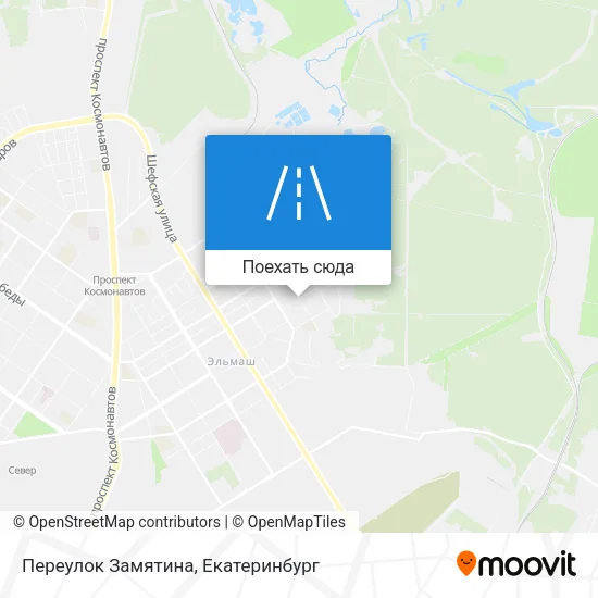 Карта Переулок Замятина