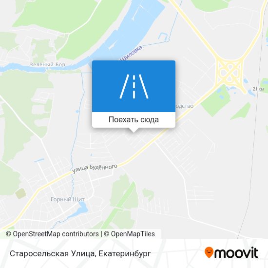 Карта Старосельская Улица