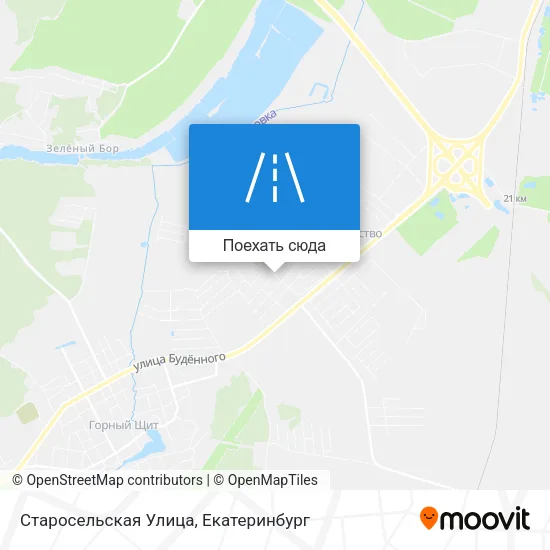 Карта Старосельская Улица