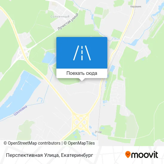 Карта Перспективная Улица