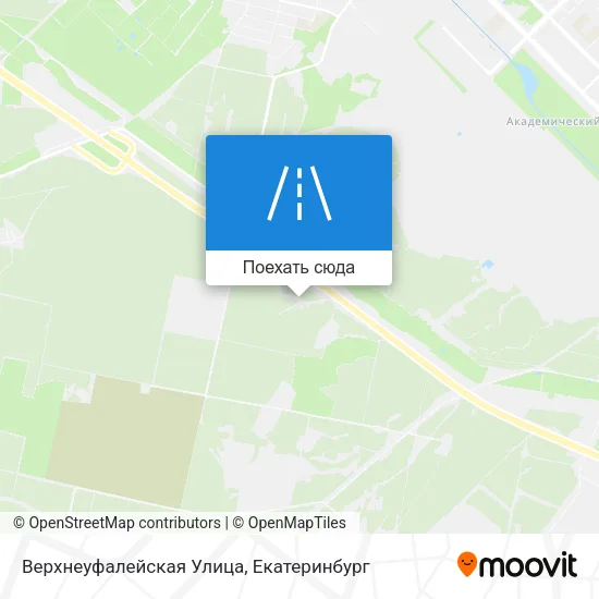 Карта Верхнеуфалейская Улица