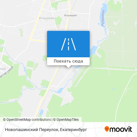 Карта Новопашинский Переулок