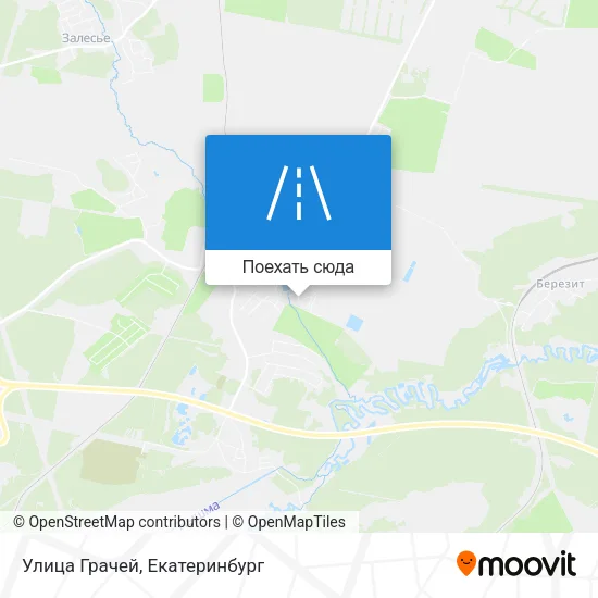 Карта Улица Грачей