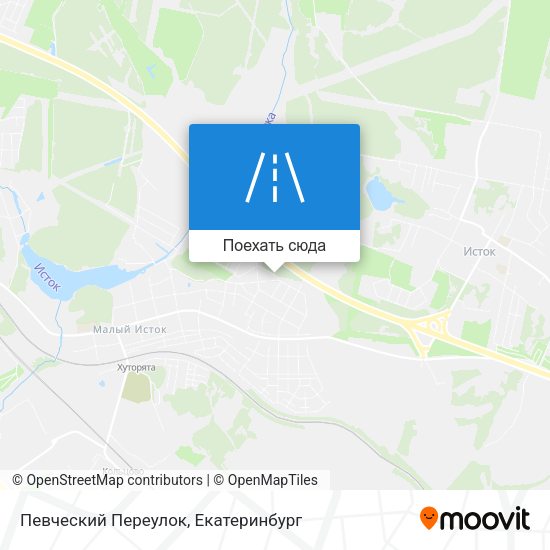Карта Певческий Переулок