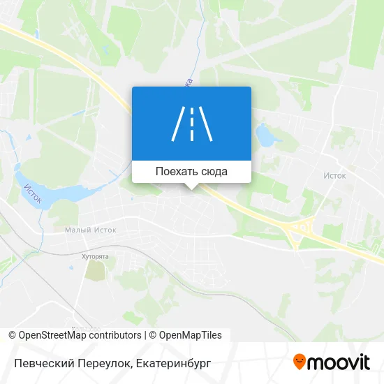 Карта Певческий Переулок