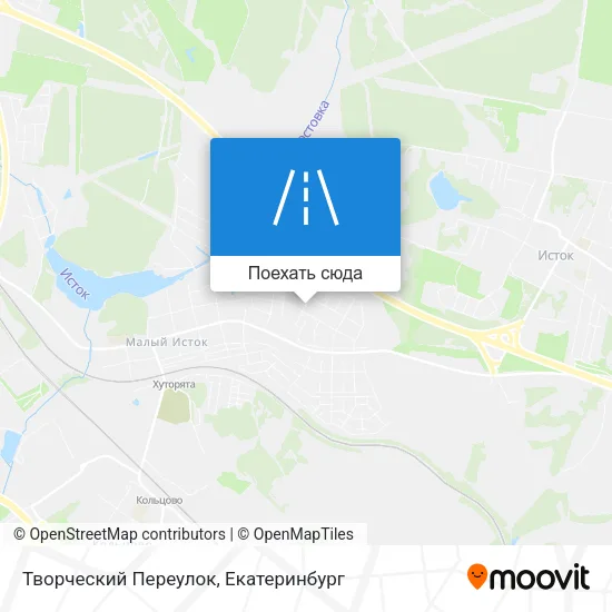 Карта Творческий Переулок