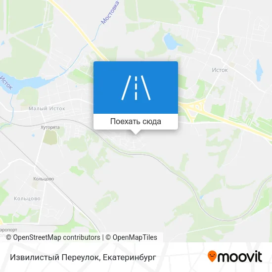 Карта Извилистый Переулок