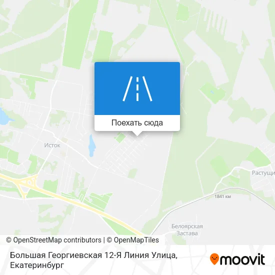 Карта Большая Георгиевская 12-Я Линия Улица