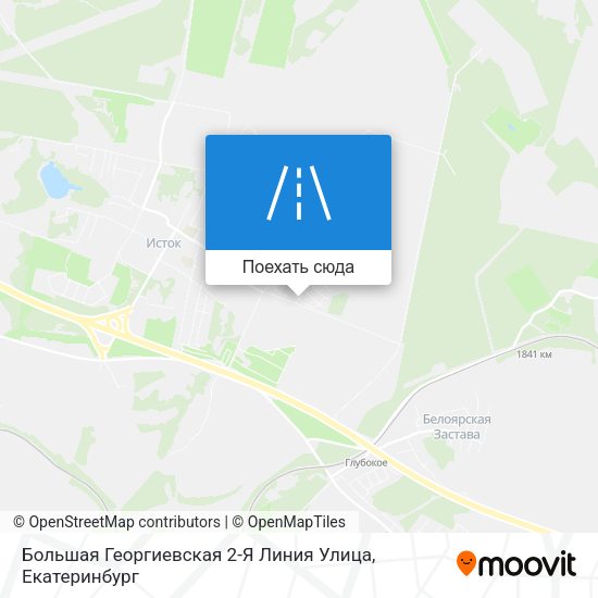 Карта Большая Георгиевская 2-Я Линия Улица