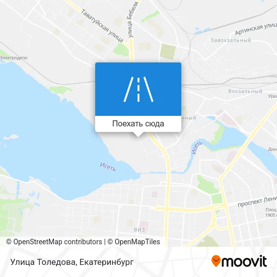 Карта Улица Толедова