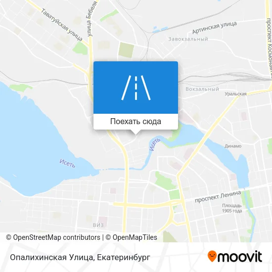 Карта Опалихинская Улица