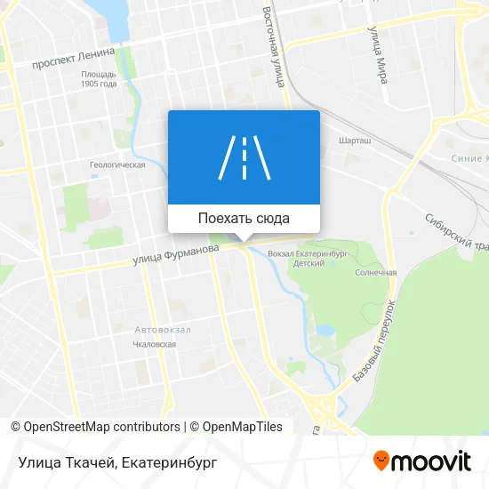 Карта Улица Ткачей